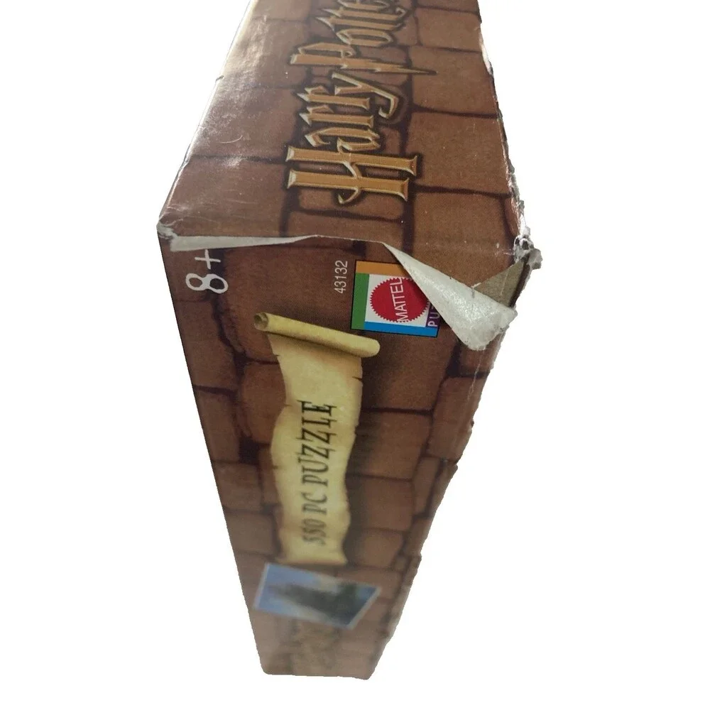 Vintage 2001 Harry Potter Hogwarts Castle 550 piece Jigsaw Puzzle